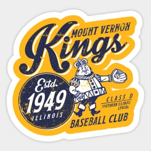 Mount Vernon Kings Baseball Sticker